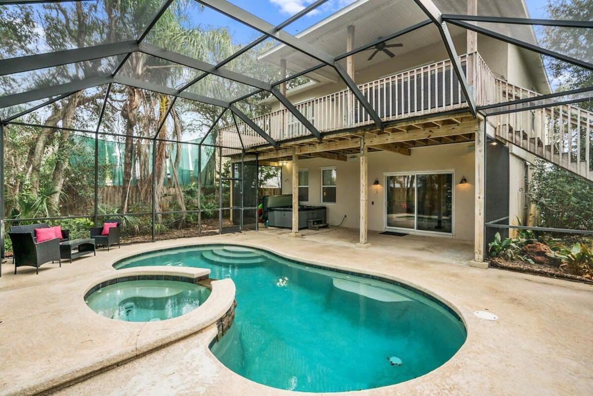 Pool + Hot Tub, Dock, Fishing, Near Beach! 圣奥古斯丁 外观 照片